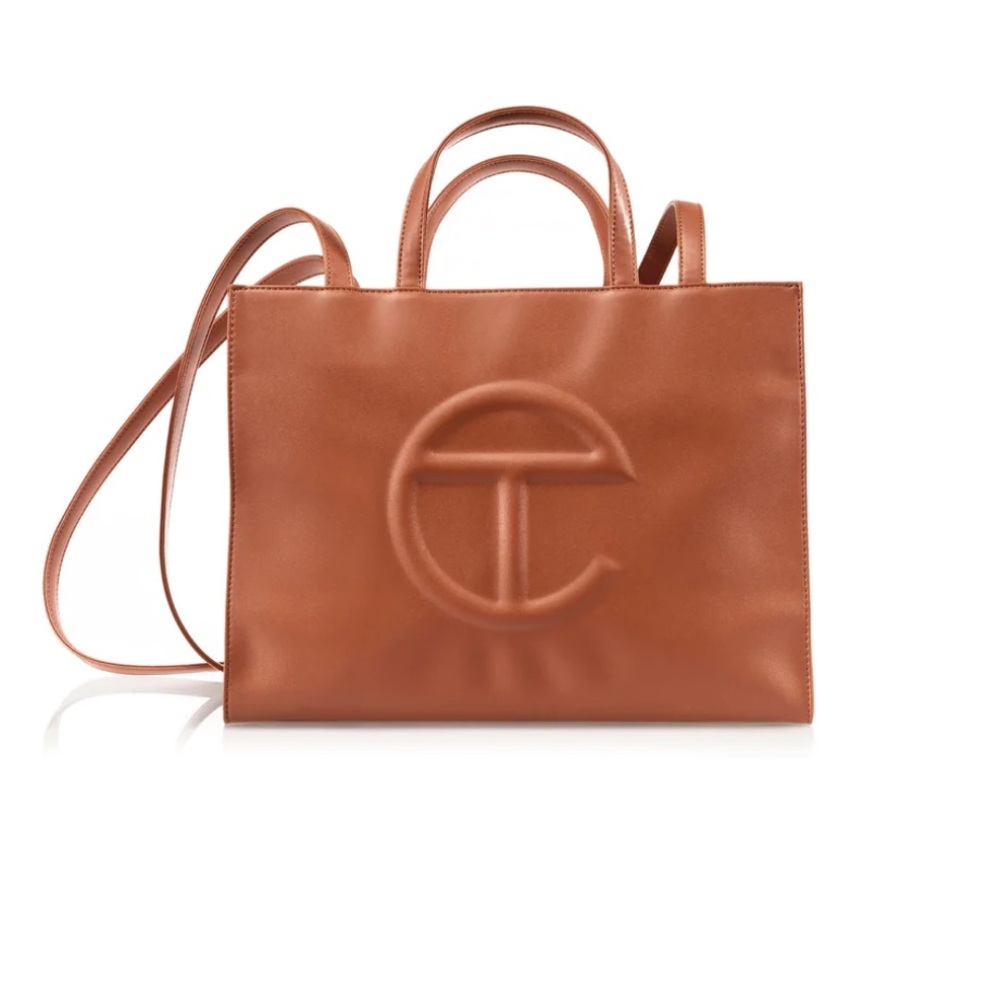 TELFAR MEDIUM SHOPPING BAG - TAN